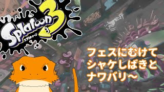 【#スプラトゥーン3】フェスにむけて～人居れば参加型～【とうの_うかVT】