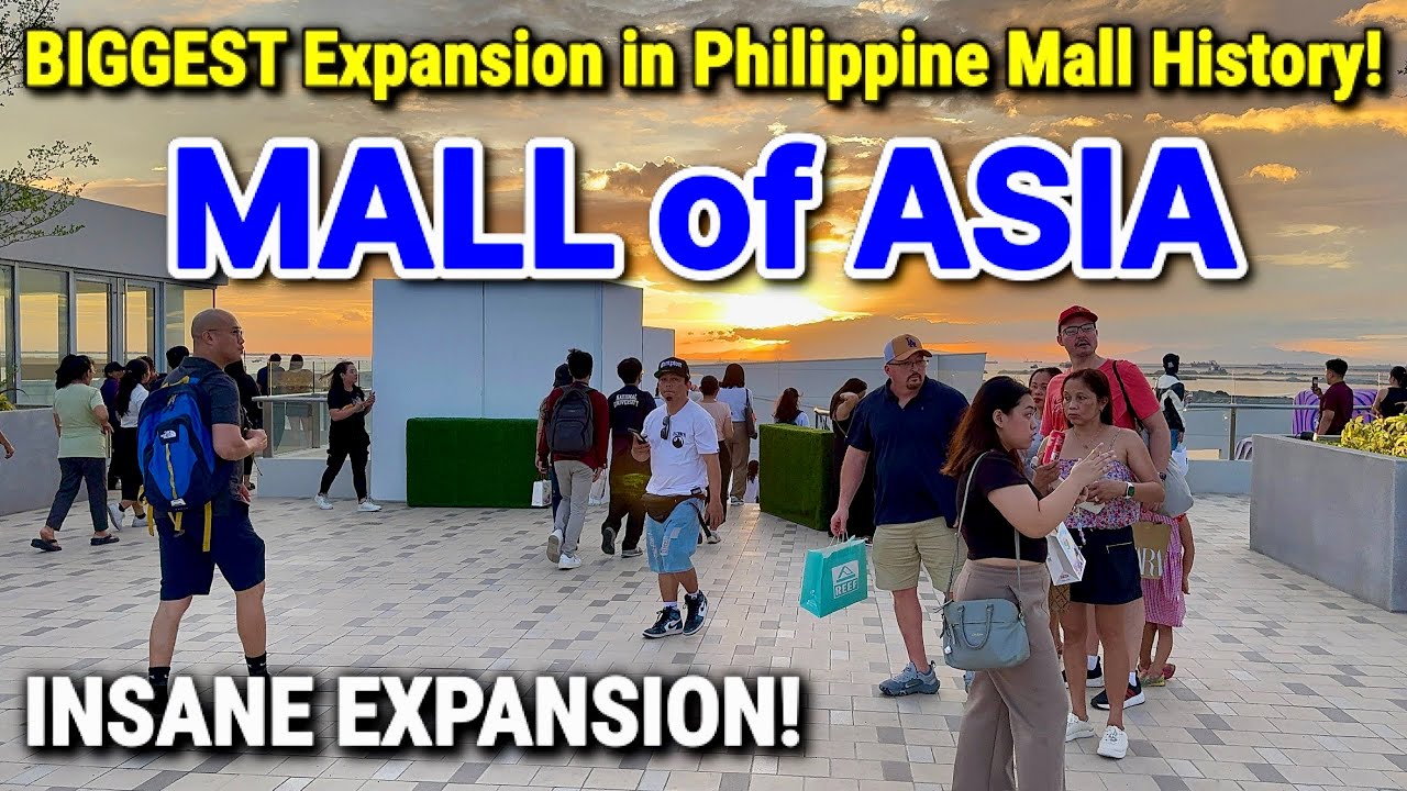 Philippines’ BIGGEST SHOPPING MALL is now EVEN BIGGER! SM Mall of Asia - MOA SKY Expansion Tour 2025