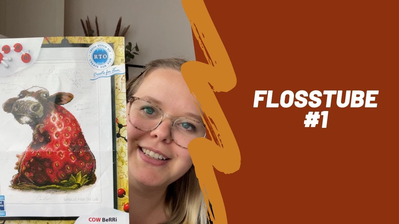 Flosstube #1 – Vorstellung und WIP-Parade / Kreuzstich/ Sticken