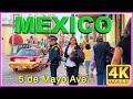 4K WALK Cinco de MAYO Mexico City travel 4k video CDMX SLOW TV