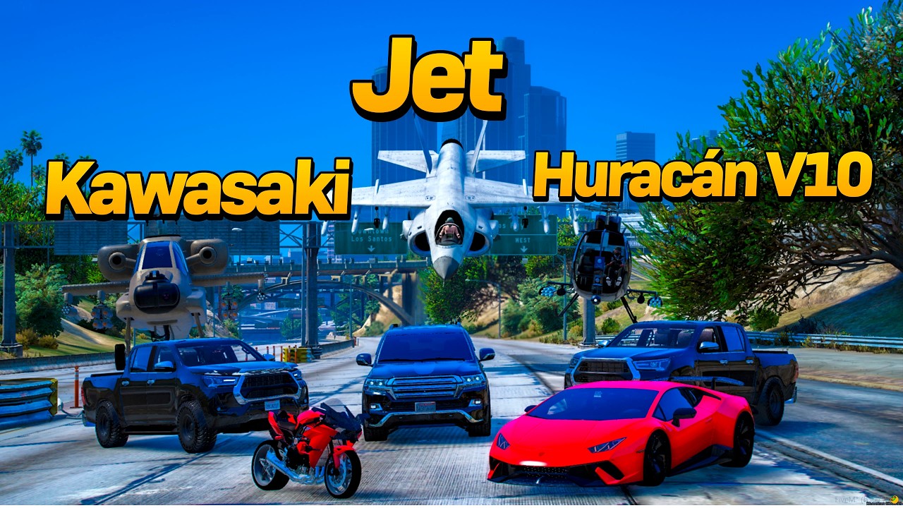 Armamos Una Kawasaki y Un Lambo V10 Para Encontrar 1 Ladron