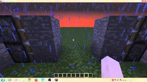 how to make a open -  lock door in minecraft using tripwire hook