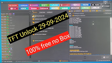 TFT Unlock Tool 2024 v4.6.4.4 No Internet fix 100 free tool No Box | TFT Tool |