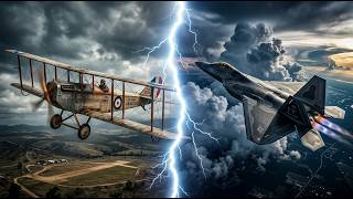 Evolution of US Air Force Jets (WW1 → F-22 Raptor) ✈️ Mid-Air Transformation!