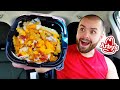 Arby&#39;s NEW Chicken Bacon Ranch Loaded Fries + Americana Roast Beef Sandwich Review!