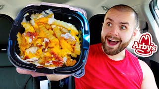 Arby&#39;s NEW Chicken Bacon Ranch Loaded Fries + Americana Roast Beef Sandwich Review!