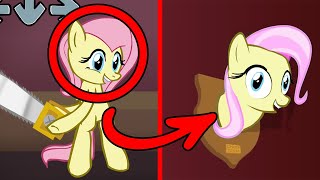 All References in Pibby VS Pinkie Pie & Fluttershy - Elements Of Insanity x FNF-My Little Pony: Shed