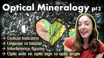 Optical Mineralogy Pt.2- Optical Indicatrix, Uniaxial vs Biaxial, Interference Figures | GEO GIRL