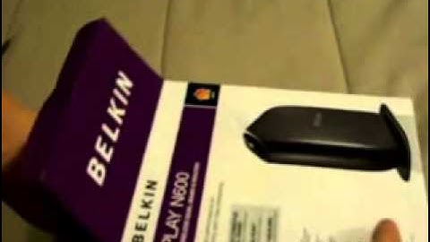 How I Got a Free [ Belkin Play WiFi Router] -- Unboxing