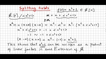 Field Theory 3, Splitting Fields