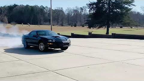 2002 camaro ss burnout