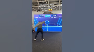 You jinxed it ☠️ #multiball #tennis #training #interactive system