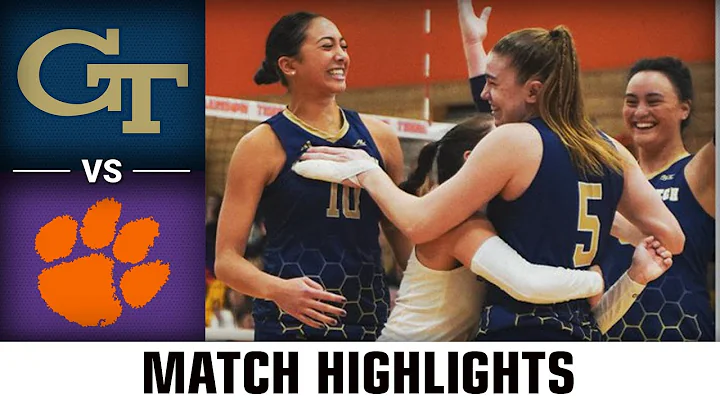 Georgia Tech vs. Clemson ACC Volleyball Highlights...