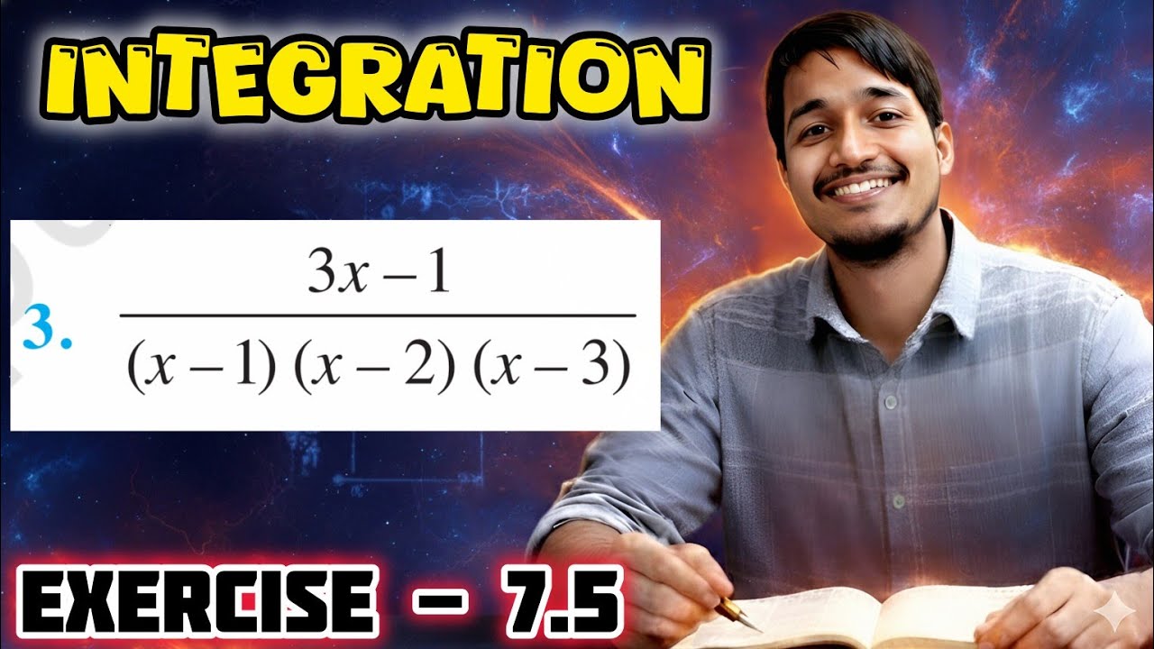 Integrate ( 3x - 1 )/( x - 1 )( x - 2 ) ( x - 3 )