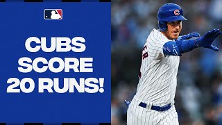 Cubs GO OFF for 20 runs and 7 homers in big matchup with Reds!