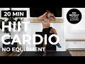 20 Min HIIT CARDIO At Home Workout + Cool Down | No Equipment - No Repeat Exercises