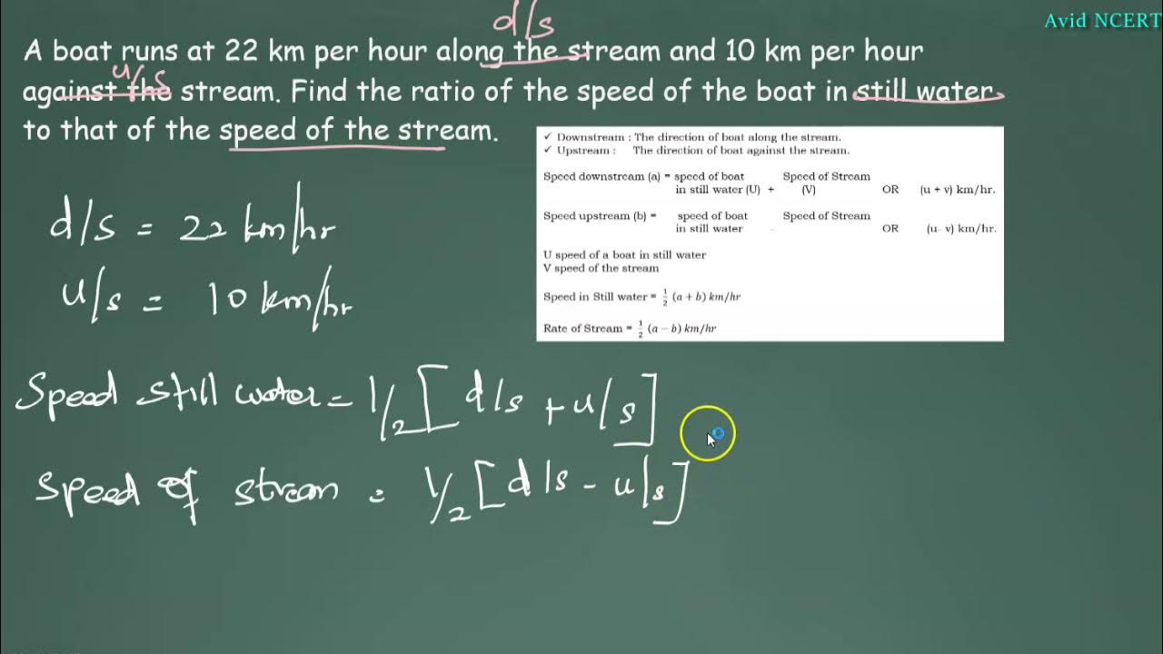 in-one-hour-a-boat-goes-11km-along-the-stream-and-5-km-youtube