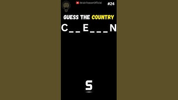 Guess The Country By Letters  🤔 || Country Quiz Pt-24 #viral #shorts #youtubeshorts #shortvideo