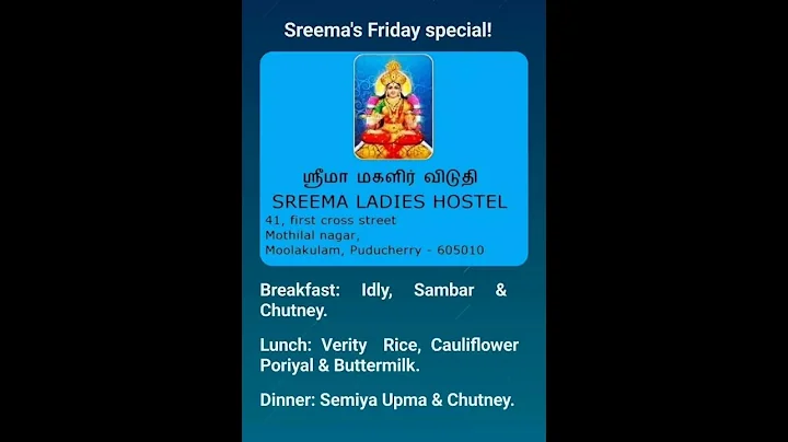 One of the best affordable women's hostels in Pondicherry!