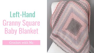 Granny Square Crochet for Beginners Left Handed
