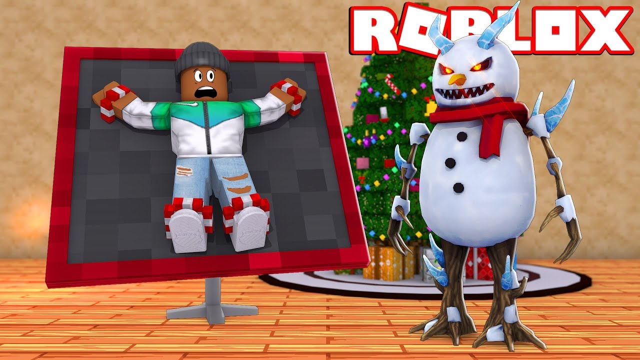 Captured By The Evil Snowman Roblox Flee The Facility Christmas