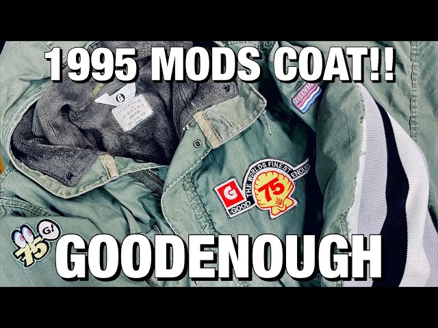 GOODENOUGH】国宝級‼1995年製モッズコート‼をご紹介‼ - YouTube