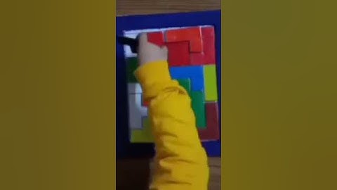 DIY Tetris Puzzle For Kids | Brain Boosting Activities | Kids Learning | Smart Kids # Shorts