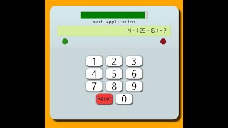 Simple Math Application using JavaScript