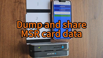 How to export and share MSR card data using EasyMSR?