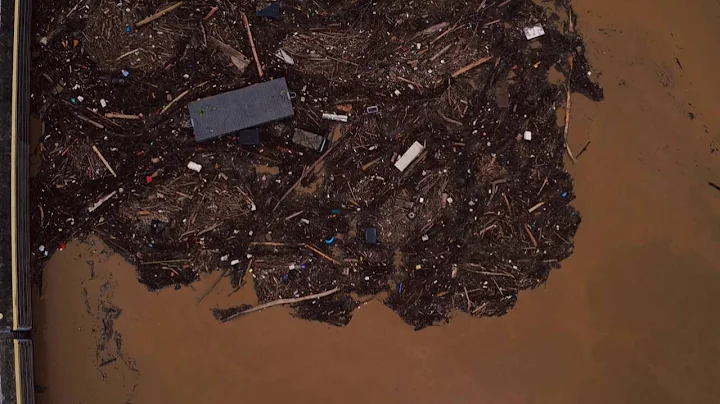 Winfield Locks and Dam - Winfield, West Virginia - June 24, 2016 - flooding