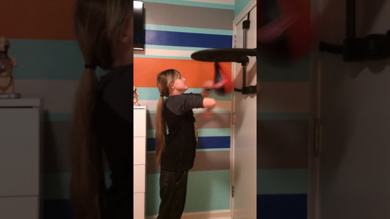 Little Girl On Speed Bag Youtube