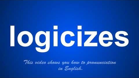 the correct pronunciation of logorrhea in English.