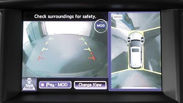 2016 Infiniti QX60 -  Around View® Monitor with Moving Object Detection (if so equipped)