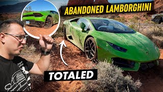 I FOUND an ABANDONED TOTALED LAMBORGHINI in the DESERT