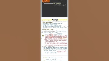 metals and non- metals class 10 notes by shobit Nirwan