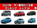 2022年4月～9月　一番売れてる車ランキングトップ10　みんなはなんの車買ってるの？　販売台数ランキング