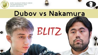 Daniil Dubov  Hikaru Nakamura | World Blitz Championship 2019 |