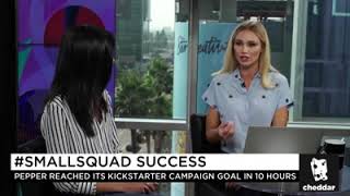 Cheddar Interview with CEO of Pepper Jaclyn Fu on Closing the Bra Gap