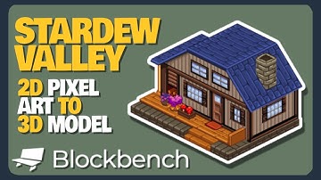 I Made The Stardew Valley House in 3D | Blockbench Timelapse