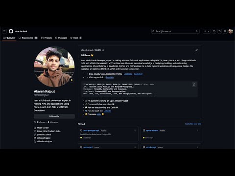 My video presentation assignment for Node.js Development Internship