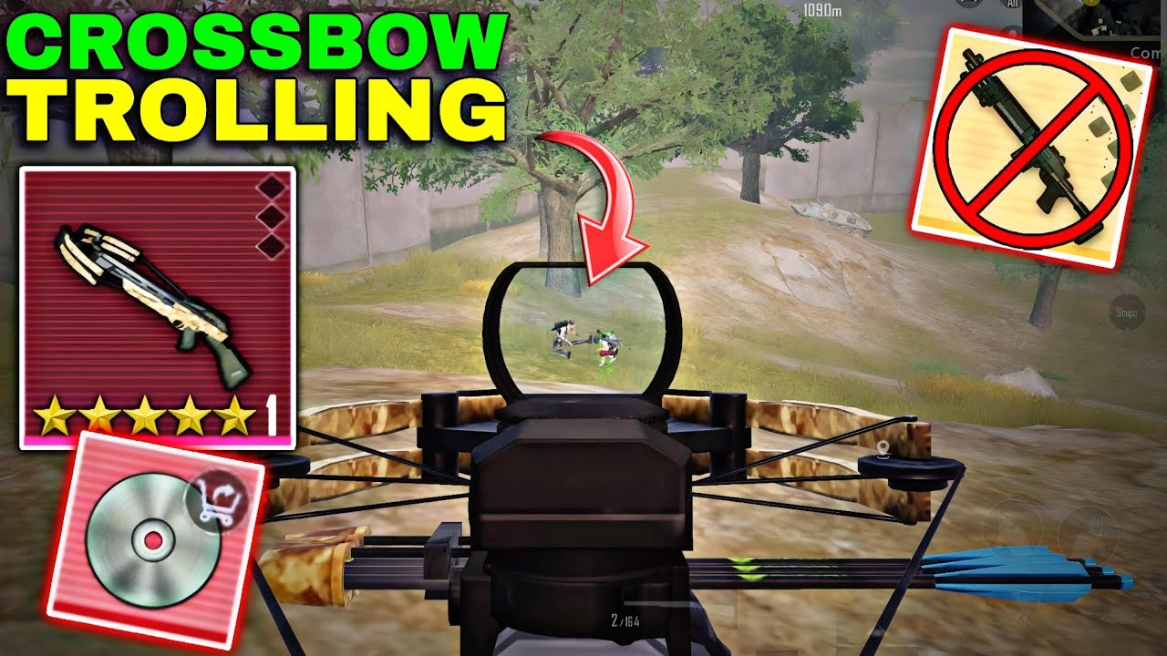 trolling Enemies with Crossbow in advance mode👻| PUBG METRO ROYALE