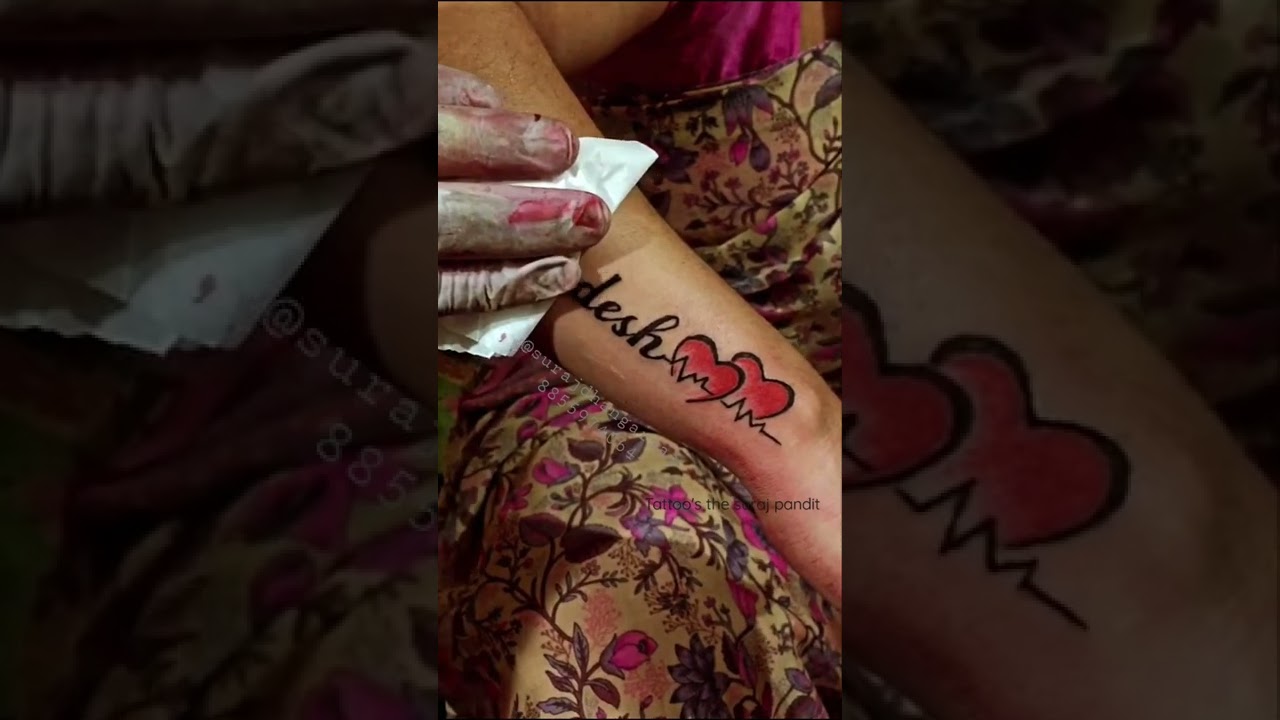 How to make Kriti name letter tattoo design  Demanding full name letter  tattoo design  YouTube