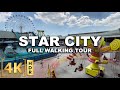 Star city is finally back  2022 full walking  ride tour  4kr  pasay city philippines