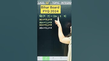 1 Marks Question Bihar Board PYQ 2024 Matrix And DETERMINANTS Class 12 Board Exam 2025 NCERT #bihar