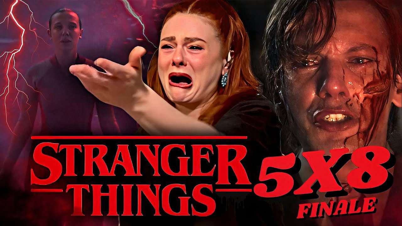 Stranger Things 5x8 “The Rightside Up” FINALE FIRST TIME REACTION!!