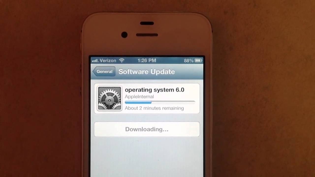 ios 6 beta 2 software update animation youtube