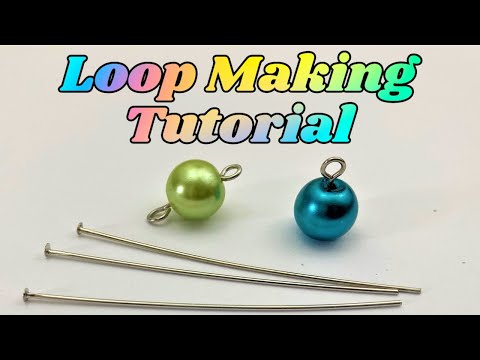 How To Make A Wire Loop - Jewelry Making Basics for Beginners