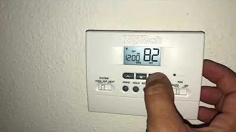 How to Reset an AC Thermostat