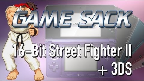 16-Bit Street Fighter II + 3DS - Game Sack