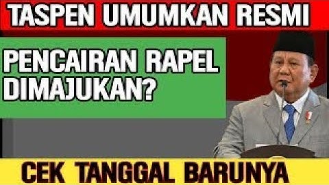 🔴 BERUBAH! Jadwal Baru Rapel Gaji Pensiunan PNS, TNI & POLRI Cair Lewat TASPEN ‼️